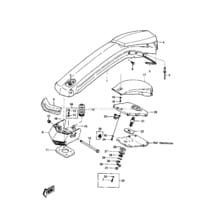 HANDLE POLE pour Kawasaki 1988 JS550