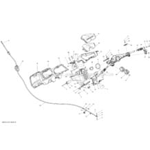 07- Steering _24S1510 pour Seadoo 2015 RXT 260 & RS, 2015
