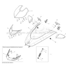 09- Front Cover _26S1510 pour Seadoo 2015 RXT 260 & RS, 2015