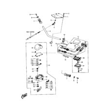 HANDLEBAR (JS550-A6) pour Kawasaki 1988 JS550