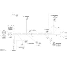 10- Electrical Harness Main IBR_13S1502 pour Seadoo 2015 SPARK ACE 900 HO (2up And 3up), 2015