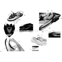 09- Decals _29S1517 pour Seadoo 2015 WAKE 155, 2015