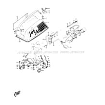 ENGINE HOOD COOLING & BILGE pour Kawasaki 1976 JS400