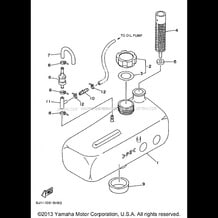 OIL TANK pour Yamaha 1996 WaveRunner WAVE RAIDER 1100 (RA1100U) 1996