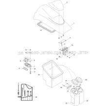 09- Front Storage Compartment pour Sea-Doo 1996 GSX, 5620, 1996
