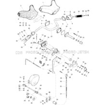 07- Steering System 717 pour Sea-Doo 1996 GTI, 5865, 1996
