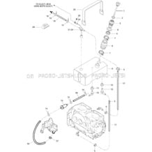 02- Oil Injection System pour Sea-Doo 1996 GTI, 5866, 1996
