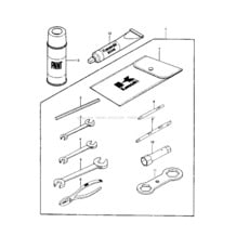 OWNER TOOLS pour Kawasaki 1988 JS550
