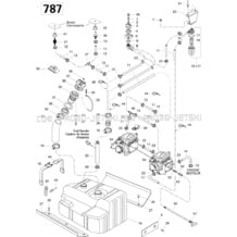 02- Fuel System pour Sea-Doo 1996 GTX, 5640, 1996