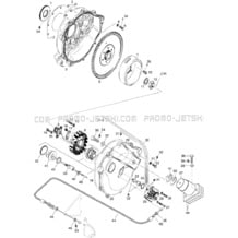 03- Magneto And Oil Pump pour Sea-Doo 1996 GTX, 5640, 1996