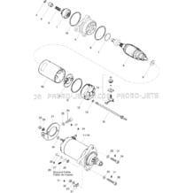 04- Electric Starter pour Seadoo 1996 GTX, 5640, 1996