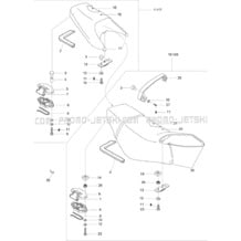 09- Seat pour Seadoo 1996 GTX, 5640, 1996