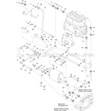 01- Cooling System pour Sea-Doo 1996 HX, 5881, 1996