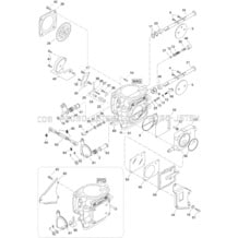 02- Carburetor MAG pour Sea-Doo 1996 HX, 5881, 1996