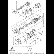 STARTING MOTOR pour Yamaha 1996 WaveRunner WAVE RAIDER 1100 - RA1100U - 1996