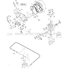 02- Oil Injection Pump And Rotary Valve pour Sea-Doo 1996 HX, 5881, 1996