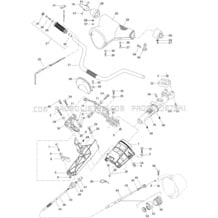07- Steering System pour Seadoo 1996 HX, 5881, 1996