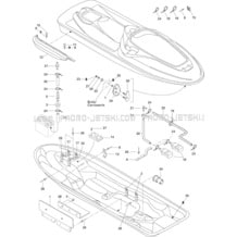 09- Body 1 pour Sea-Doo 1996 HX, 5881, 1996