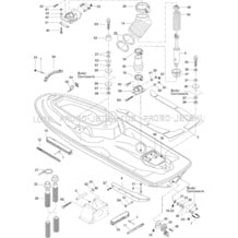 09- Body 2 pour Sea-Doo 1996 HX, 5881, 1996