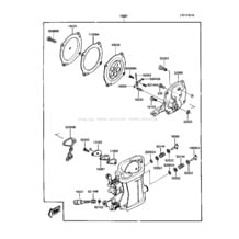 Carburetor pour Kawasaki 1988 X2