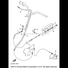 CONTROL CABLE pour Yamaha 1996 WaveRunner WAVE RAIDER 700 - RA700BU - 1996