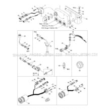 10- Electronic Module And Electrical Accessories pour Seadoo 1997 GSX, 5624, 1997