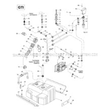 02- Fuel System (GTI) pour Sea-Doo 1997 GTI, 5641, 1997