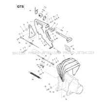 05- Reverse (GTS) pour Sea-Doo 1997 GTI, 5641, 1997