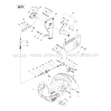 05- Reverse (GTI) pour Sea-Doo 1997 GTI, 5641, 1997