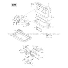 10- Electrical Box (GTS) pour Sea-Doo 1997 GTI, 5641, 1997