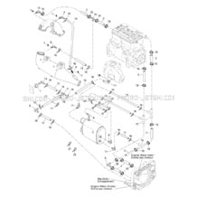 01- Cooling System pour Seadoo 1997 HX, 5882, 1997