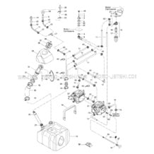 02- Fuel System pour Seadoo 1997 HX, 5882, 1997