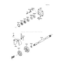 Drive Shaft pour Kawasaki 1988 X2