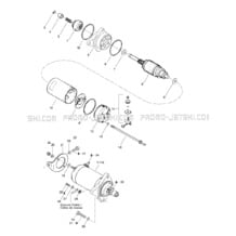 04- Starter pour Seadoo 1997 HX, 5882, 1997