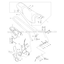 09- Seat pour Seadoo 1997 HX, 5882, 1997