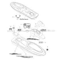 09- Decals pour Seadoo 1997 HX, 5882, 1997