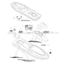09- Decals pour Sea-Doo 1997 HX, 5882, 1997