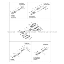 10- Electrical Harness pour Sea-Doo 1997 HX, 5882, 1997