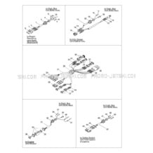10- Electrical Harness pour Seadoo 1997 HX, 5882, 1997