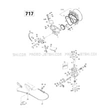 02- Oil Injection System, Oil Pump (717) pour Seadoo 1997 SP, 5879, 1997