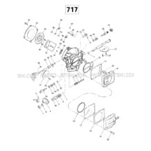 02- Carburetor (717) pour Sea-Doo 1997 SP, 5879, 1997