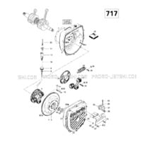 03- Magneto (717) pour Seadoo 1997 SP, 5879, 1997