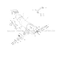 09- Seat pour Sea-Doo 1997 XP, 5662, 1997