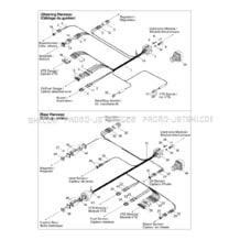 10- Electrical Harness pour Sea-Doo 1997 XP, 5662, 1997