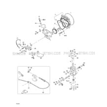 02- Oil Injection System, Oil Pump, Rotary Valve pour Seadoo 1998 GS, 5626 5844, 1998