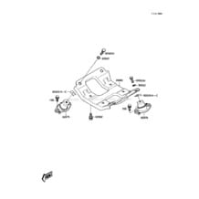 Engine Mount pour Kawasaki 1988 X2