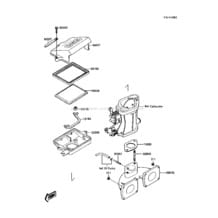 Flame Arrester pour Kawasaki 1988 X2