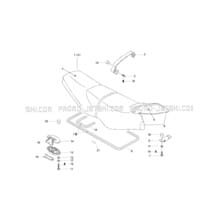 09- Seat And Engine Cover pour Sea-Doo 1998 GSX Limited 5625, 1998