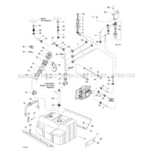 02- Fuel System pour Sea-Doo 1998 GTI, 5836 5841, 1998