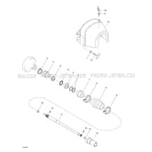 05- Drive System pour Sea-Doo 1998 GTI, 5836 5841, 1998